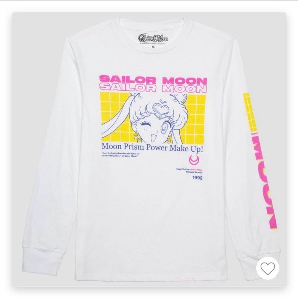 Sailor Moon Neon Long Sleeve Graphic T-Shirt
